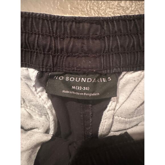 No Boundaries black elastic waist khaki joggers M (32-34) - Picture 5 of 9